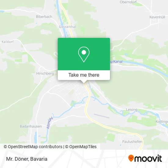 Карта Mr. Döner