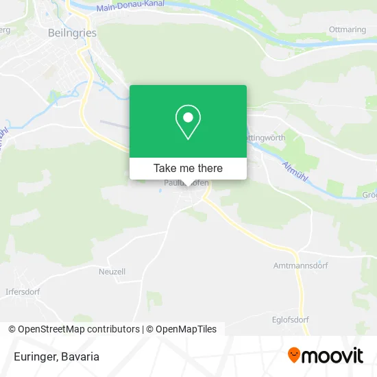 Карта Euringer