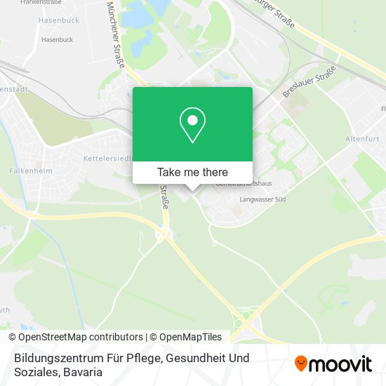 Карта Bildungszentrum Für Pflege, Gesundheit Und Soziales