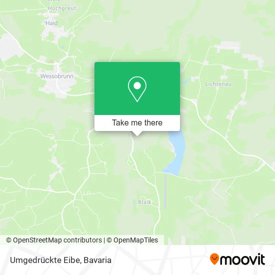 Карта Umgedrückte Eibe