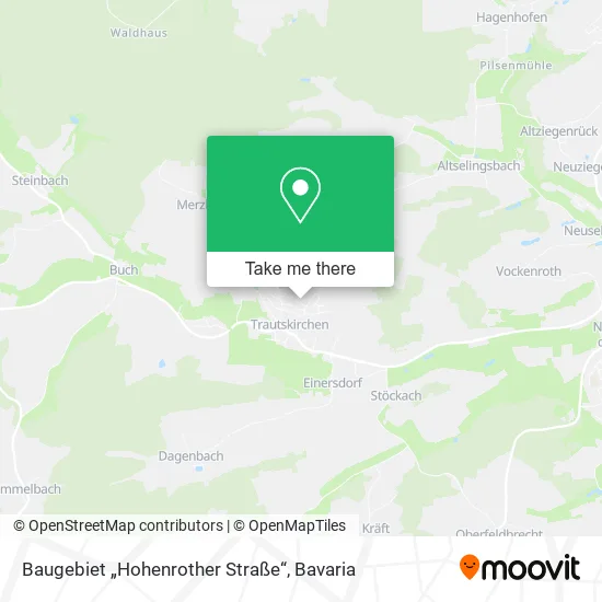 Карта Baugebiet „Hohenrother Straße“