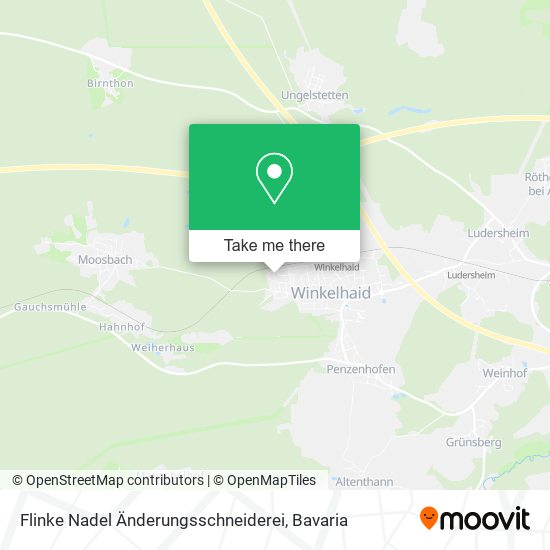 Flinke Nadel Änderungsschneiderei map