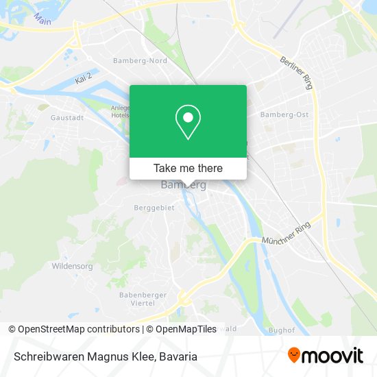 Schreibwaren Magnus Klee map