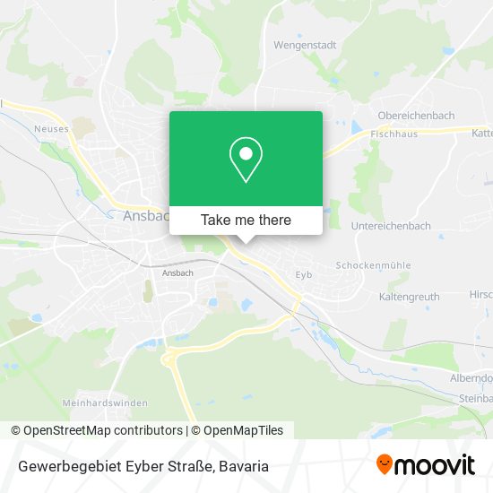 Gewerbegebiet Eyber Straße map