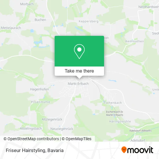 Карта Friseur Hairstyling