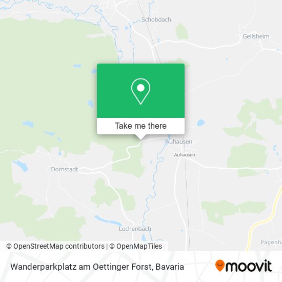 Wanderparkplatz am Oettinger Forst map