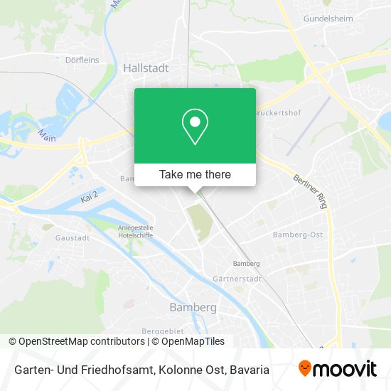 Garten- Und Friedhofsamt, Kolonne Ost map