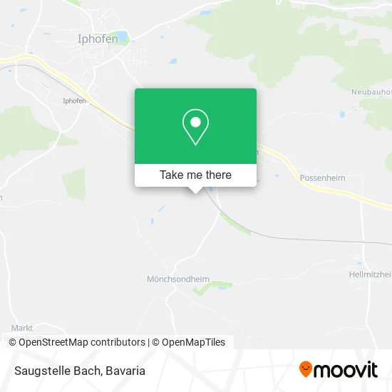 Карта Saugstelle Bach