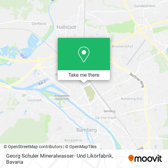 Карта Georg Schuler Mineralwasser- Und Likörfabrik