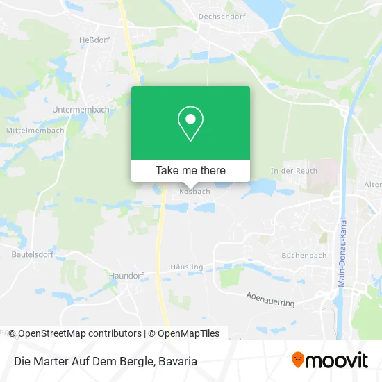 Карта Die Marter Auf Dem Bergle