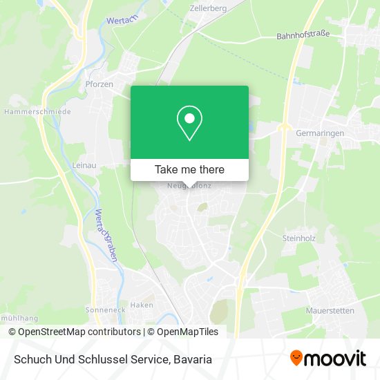 Schuch Und Schlussel Service map