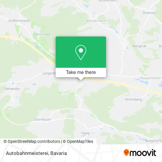 Карта Autobahnmeisterei