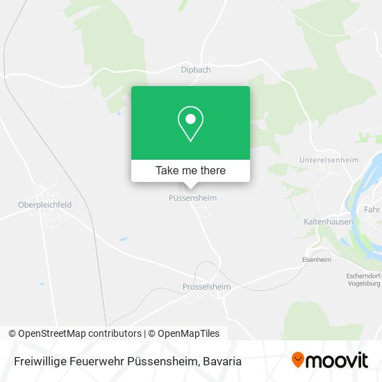 Freiwillige Feuerwehr Püssensheim map