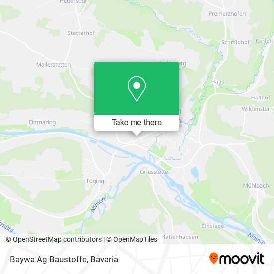 Baywa Ag Baustoffe map