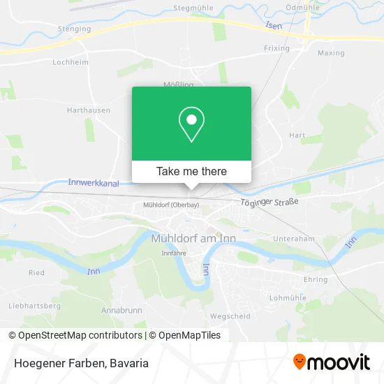 Карта Hoegener Farben