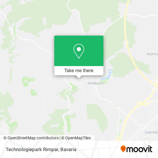 Technologiepark Rimpar map