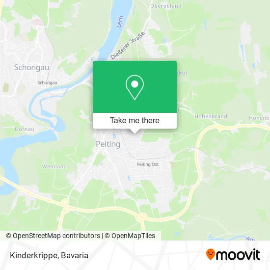 Карта Kinderkrippe