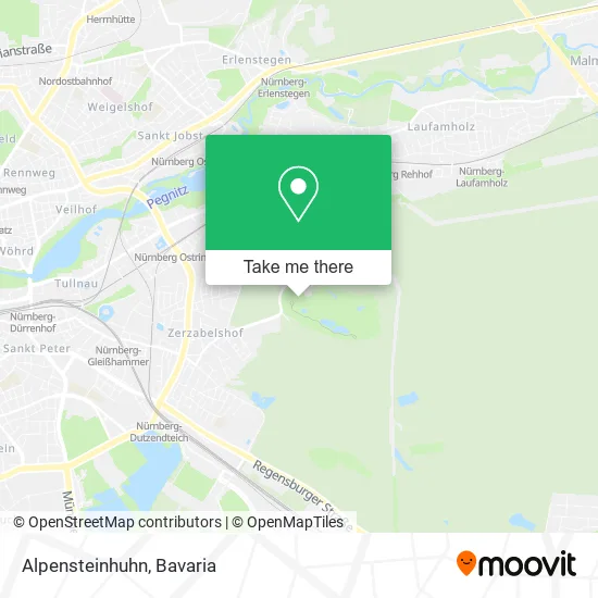 Карта Alpensteinhuhn