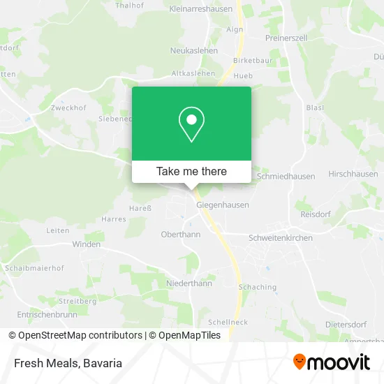Карта Fresh Meals