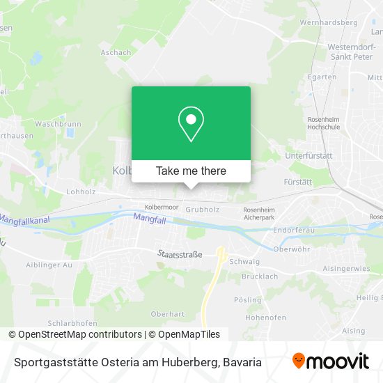 Sportgaststätte Osteria am Huberberg map