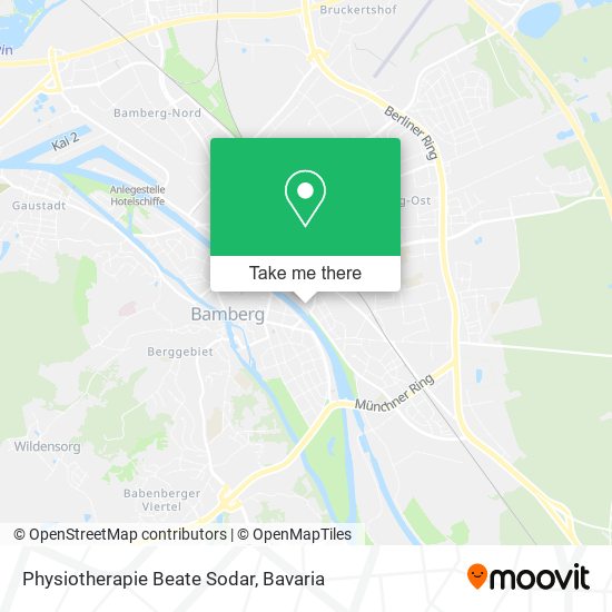 Physiotherapie Beate Sodar map