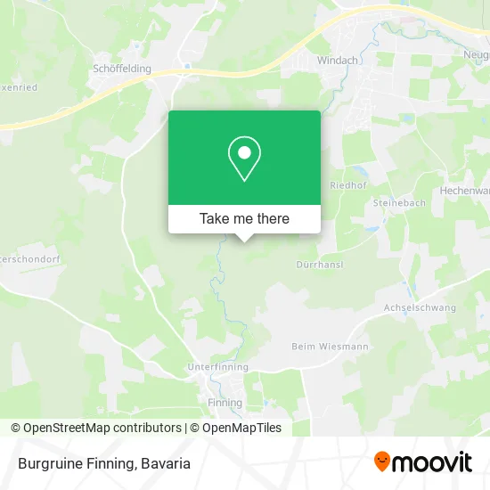 Карта Burgruine Finning