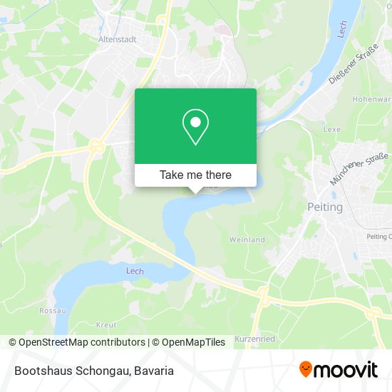 Bootshaus Schongau map