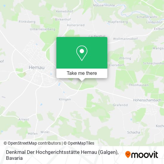 Denkmal Der Hochgerichtsstätte Hemau (Galgen) map