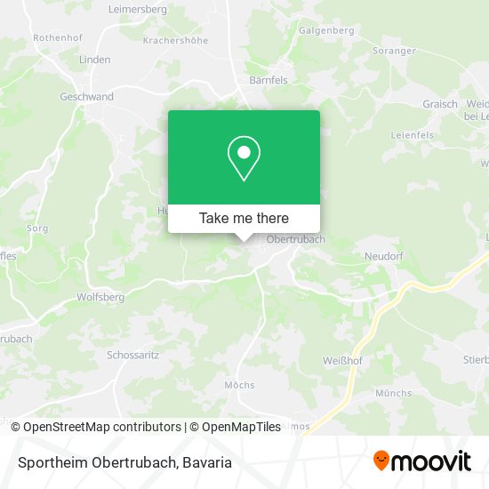 Sportheim Obertrubach map