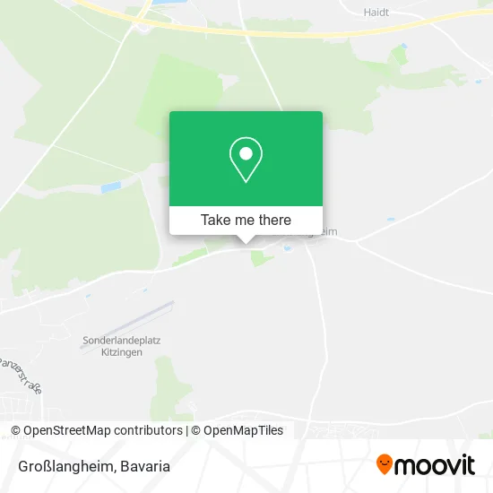 Карта Großlangheim