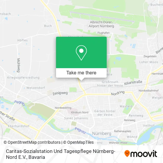 Caritas-Sozialstation Und Tagespflege Nürnberg-Nord E.V. map