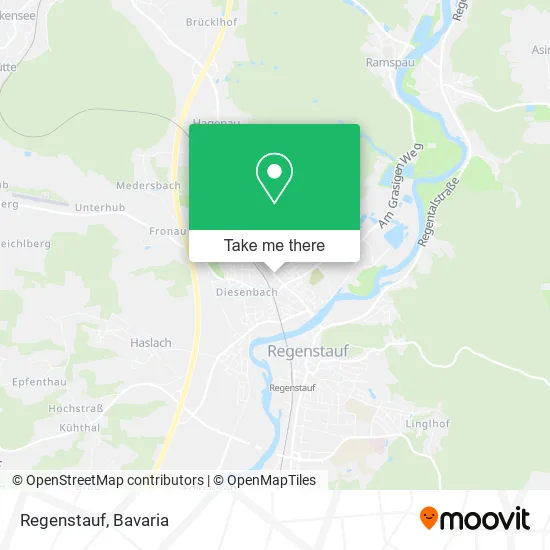 Карта Regenstauf