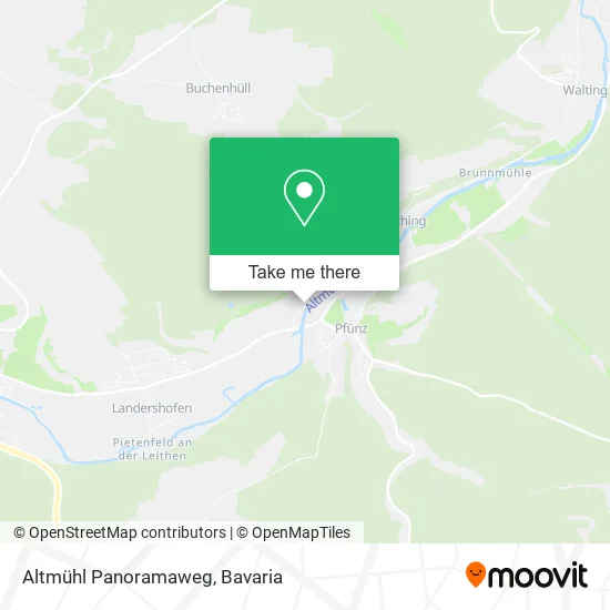 Карта Altmühl Panoramaweg