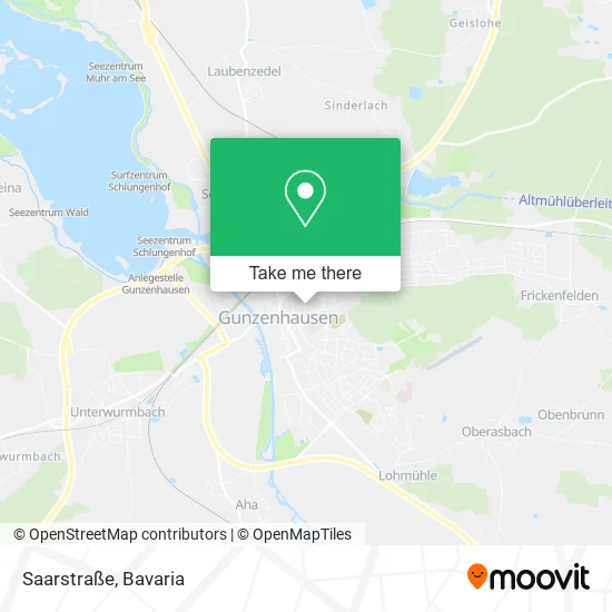 Карта Saarstraße