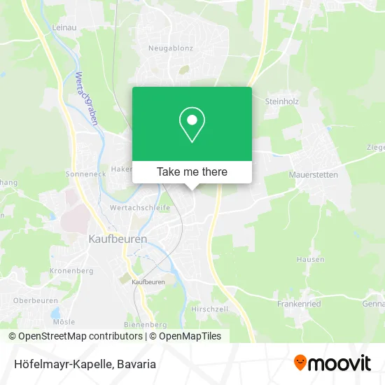 Карта Höfelmayr-Kapelle