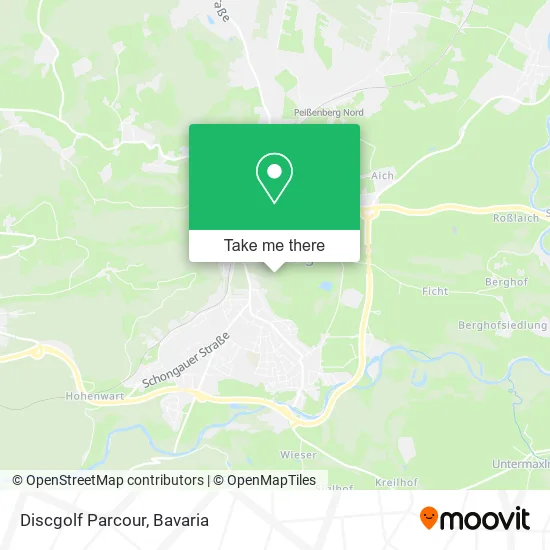 Discgolf Parcour map