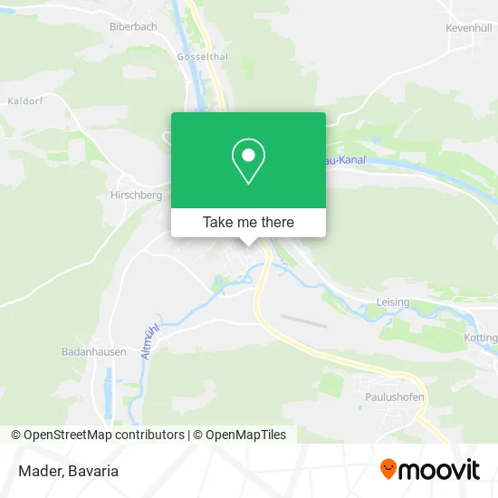 Карта Mader