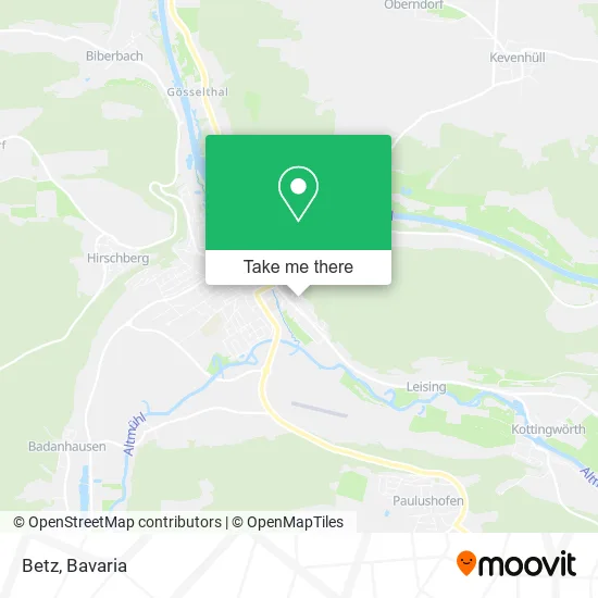 Карта Betz