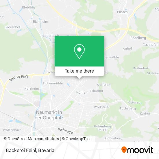 Карта Bäckerei Feihl