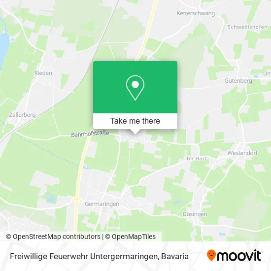 Карта Freiwillige Feuerwehr Untergermaringen