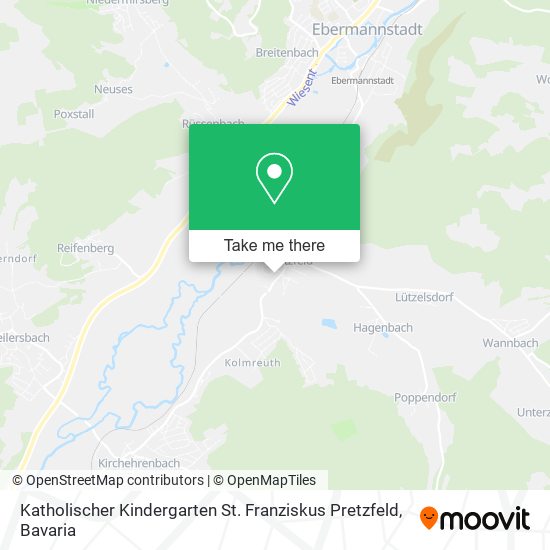 Katholischer Kindergarten St. Franziskus Pretzfeld map