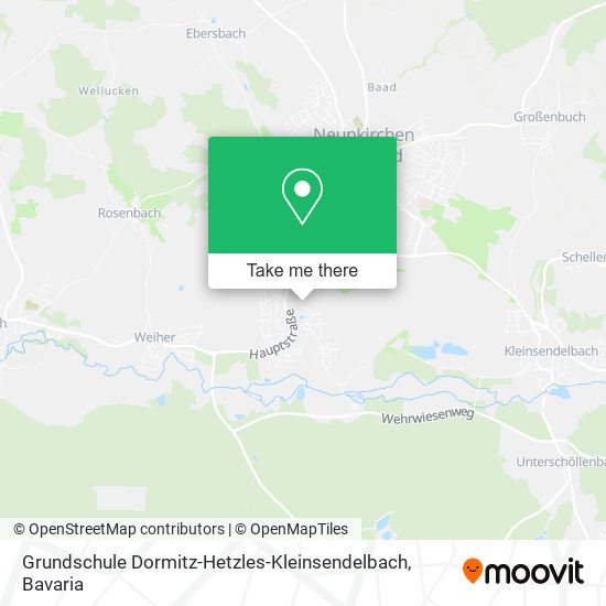 Карта Grundschule Dormitz-Hetzles-Kleinsendelbach