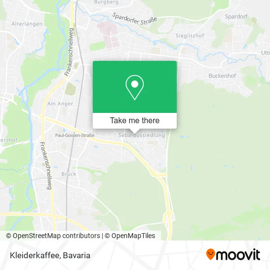 Карта Kleiderkaffee