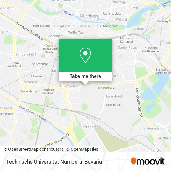 Technische Universität Nürnberg map