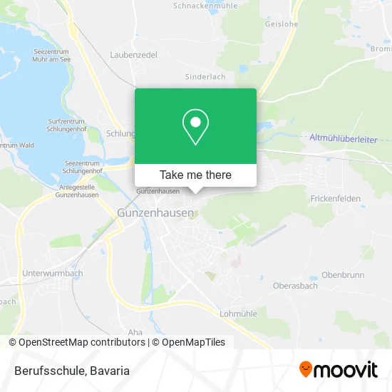 Карта Berufsschule