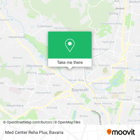 Карта Med Center Reha Plus