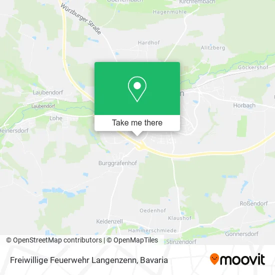 Карта Freiwillige Feuerwehr Langenzenn