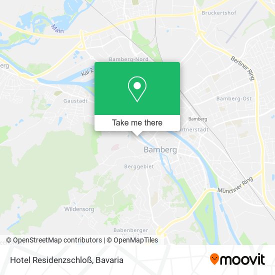 Hotel Residenzschloß map