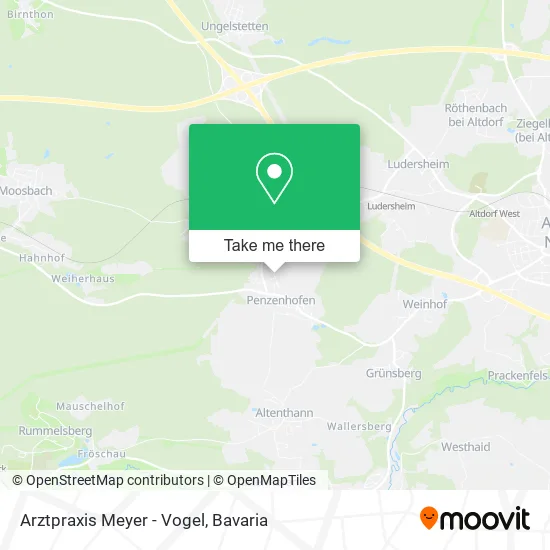 Карта Arztpraxis Meyer - Vogel