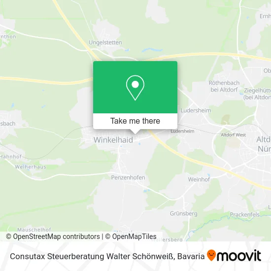 Карта Consutax Steuerberatung Walter Schönweiß